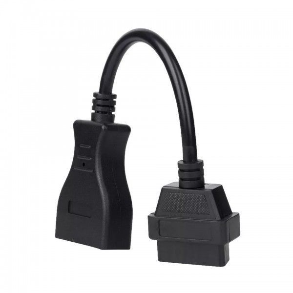 Перехідник OBD2 GM 12 pin для підключення діагностики до авто GM, Daewoo, ЗАЗ, ВАЗ (12pin - 16pin) 75 фото