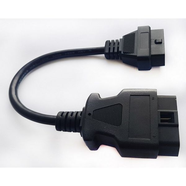 Кабель подовжувач OBD2 на 30см - obd2 16 pin obd2 16 pin для діагностики 90 фото