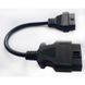 Кабель подовжувач OBD2 на 30см - obd2 16 pin obd2 16 pin для діагностики 90 фото 2