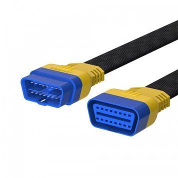 Кабель подовжувач OBD2 AUTOOL 30см для підключення адаптерів GOLO, EasyDiag, ELM327 94 фото