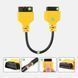 Кабель подовжувач OBD2 AUTOOL 30см для підключення адаптерів GOLO, EasyDiag, ELM327 95 фото 1