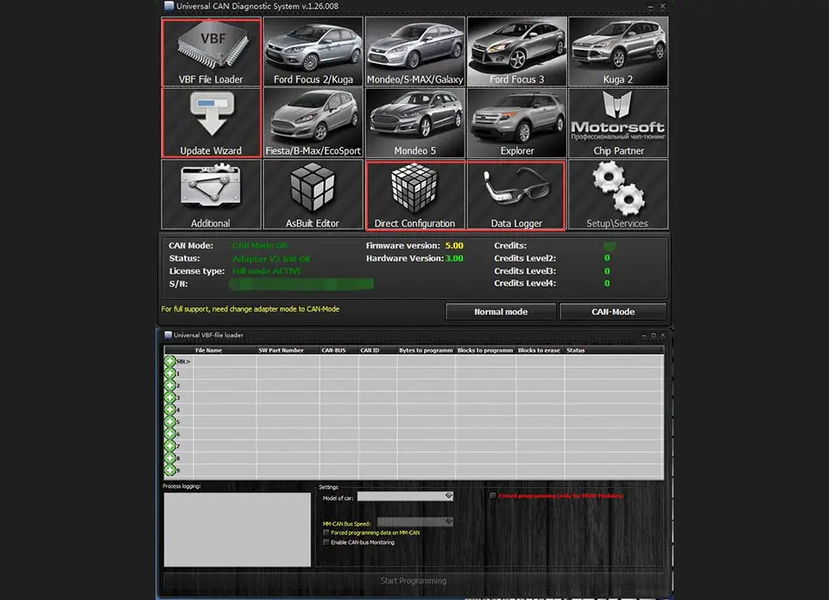 Діагностичний сканер UCDS PRO+ OBD2 FOCOM для Ford 50 фото