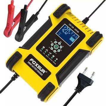 FOXSUR (12V-12А 24V-6А) FBC122412D - імпульсний зарядний пристрій для автомобільних аккумуляторів 257 фото