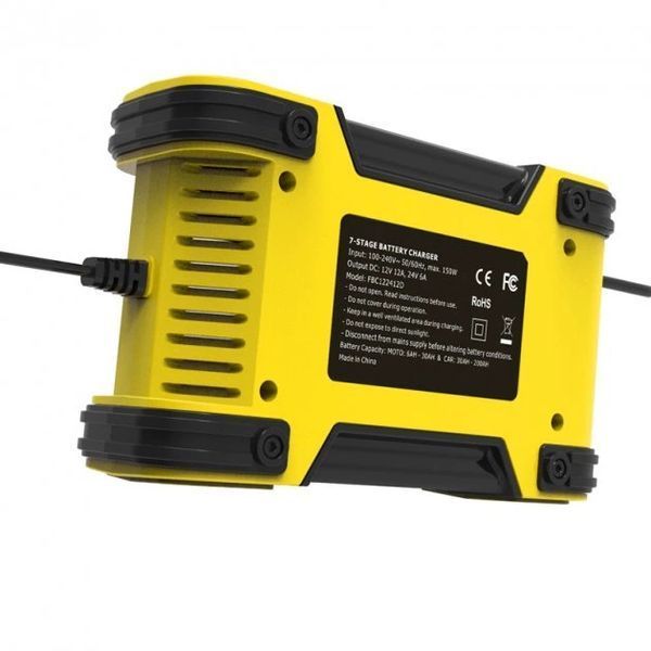 FOXSUR (12V-12А 24V-6А) FBC122412D - импульсное зарядное устройство для автомобильных аккумуляторов 257 фото