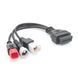 Перехідник YAMAHA 3- 4 pin + honda 6 pin універсальний адаптор 16Pin OBD2 OBDII 277 фото 1