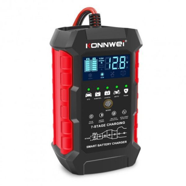 Konnwei RC-10 (12В 10А / 24В 5А) - зарядное устройство, десульфатор 258 фото