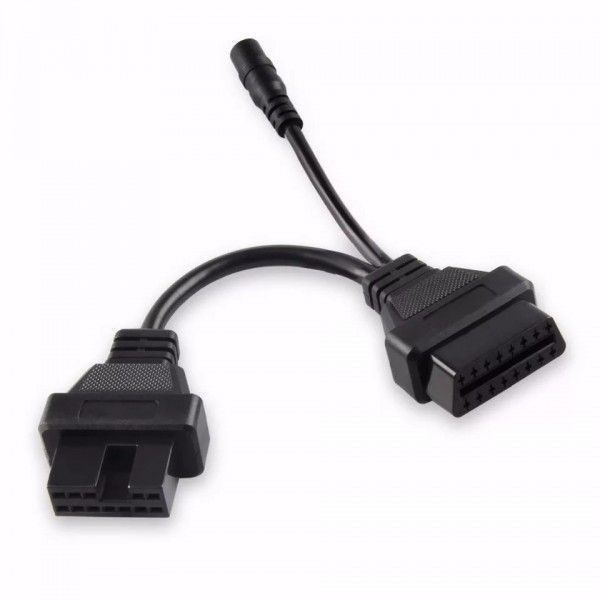 Перехідник OBD2 Mitsubishi 12 pin для підключення діагностики до авто Mitsubishi (12pin - 16pin) 58 фото