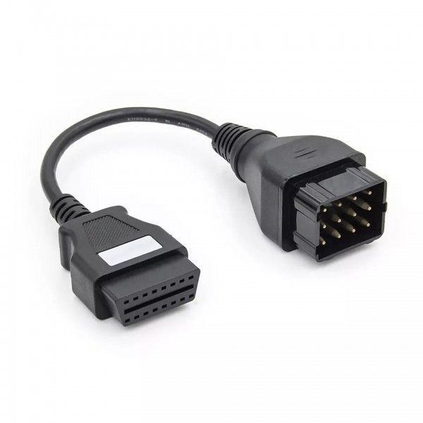 Перехідник OBD2 Renault 12 pin для підключення діагностики до вантажних авто Renault (12pin - 16pin) 60 фото