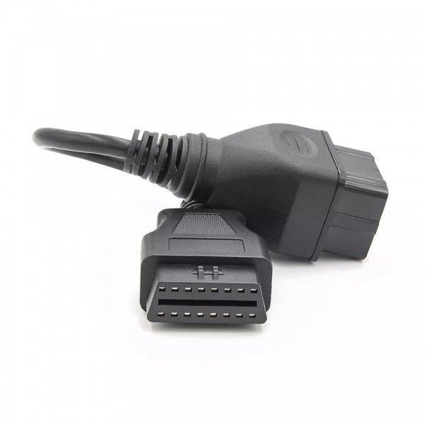 Перехідник OBD2 Renault 12 pin для підключення діагностики до вантажних авто Renault (12pin - 16pin) 60 фото