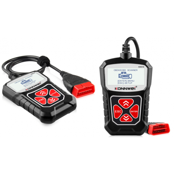 Діагностичник автосканер KONNWEI KW310 CAN OBDII + EOBD CODE READER 221 фото