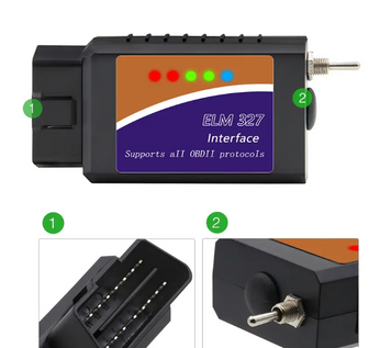 Діагностичний сканер ELM327 Bluetooth V1.5 c перемикачем MS/HS CAN FORD/MAZDA 174 фото