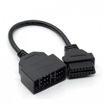 Переходник OBD2 Toyota 22 pin для подключения диагностики к авто Toyota (22pin - 16pin) 62 фото