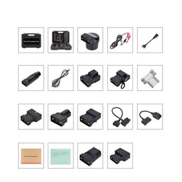 LAUNCH Non-16 Pin Adaptor Box - комплект оригінальних адаптерів для сканерів Launch 841 фото