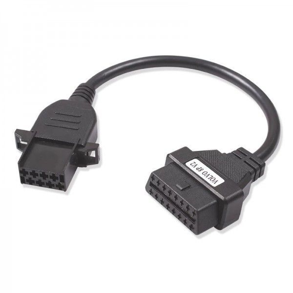 Перехідник OBD2 VOLVO 8 pin для підключення діагностики до вантажних авто VOVLO (8pin - 16pin) 65 фото