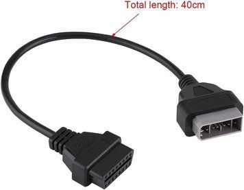 Переходник OBD2 Nissan 14 pin для подключения диагностики к авто Nissan (14pin - 16pin) 68 фото