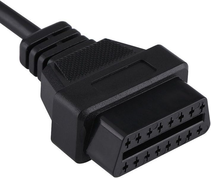 Перехідник OBD2 Nissan 14 pin для підключення діагностики до авто Nissan (14pin - 16pin) 68 фото