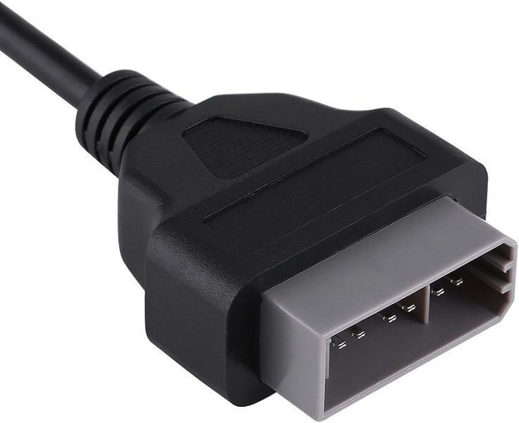 Перехідник OBD2 Nissan 14 pin для підключення діагностики до авто Nissan (14pin - 16pin) 68 фото