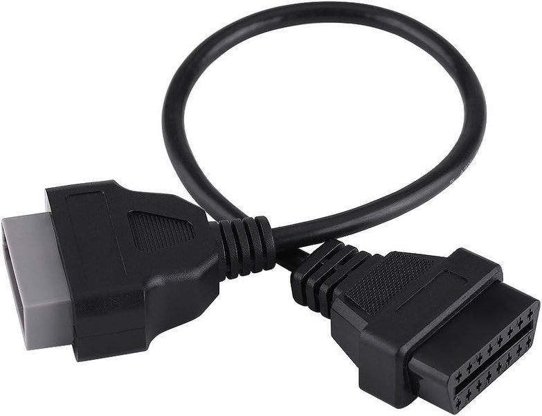 Перехідник OBD2 Nissan 14 pin для підключення діагностики до авто Nissan (14pin - 16pin) 68 фото
