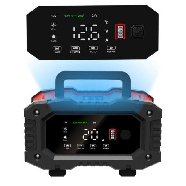 FOXSUR (12V/20A-24V/10A) FPT-200 - імпульсний зарядний пристрій, десульфатор 293 фото