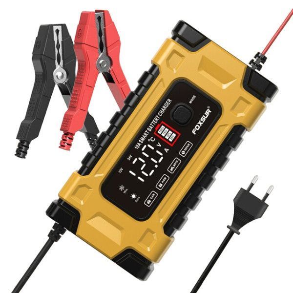 FOXSUR (12V/10A-24V/5A) FBC122410E - імпульсний зарядний пристрій, десульфатор 256 фото